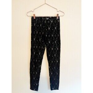 Love Moschino Black Lace Leggings Womens Size‎ 2